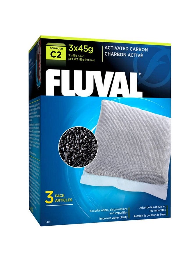 فلوفال سي ٢، كربون منشط، وسائط فلتر حوض السمك البديلة، عبوة من ٣ قطع، ١٤٠١١ - Image 1