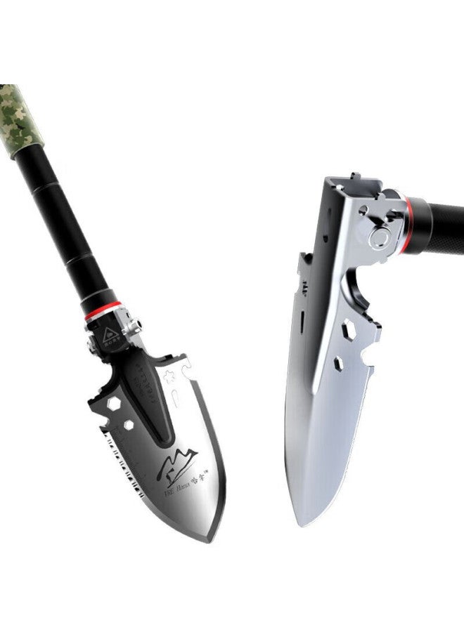 Hannah Hana Hn-g15 Extended Version Multi-function Outdoor Shovel Car-mounted Spade Portable Small Folding Military Shovel - Image 1