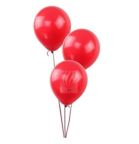 HK balloons Red BlackPack of 50 Birthday Rubber Balloons for Decoration - Image 2
