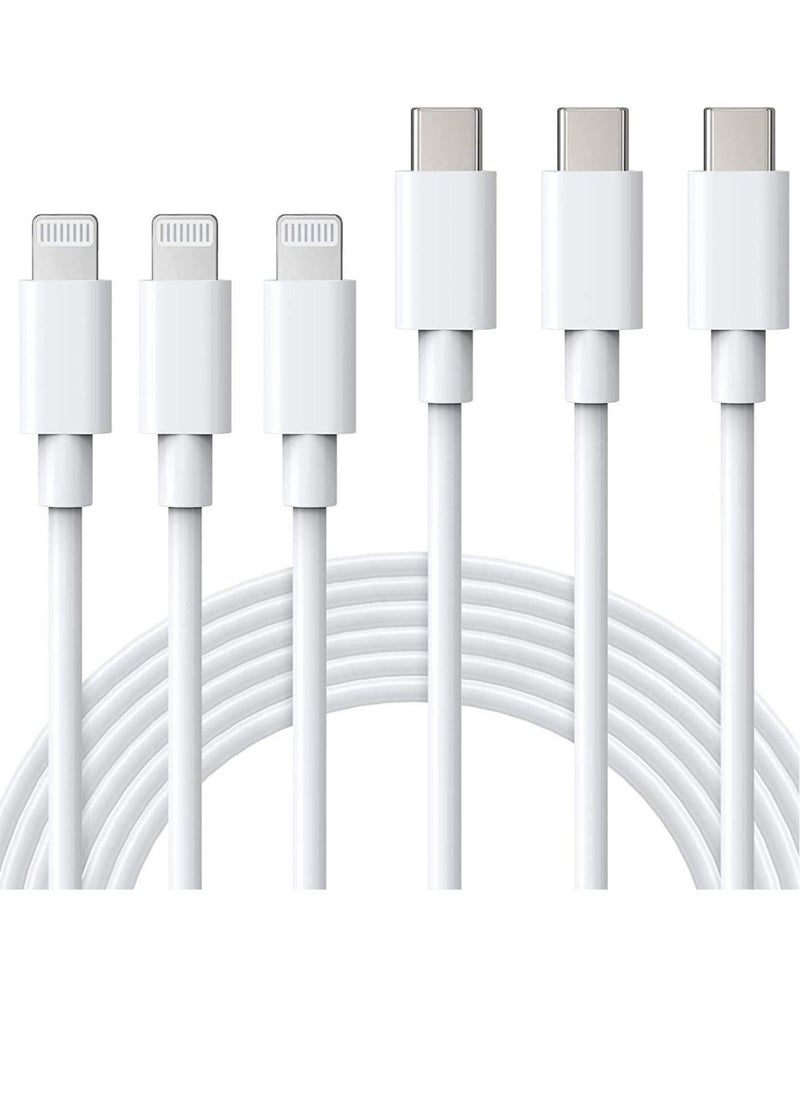 Raxoom - USB C to Lightning Cable MFi Certified - ilikable 3Pack 3FT Fast iPhone 13 Charger Cable - Lightning to Type C Cable Compatible with iPhone 13 12 Pro 11 Max XS XR 8 Plus SE 2020 iPad Pro AirPods Pro - Image 1