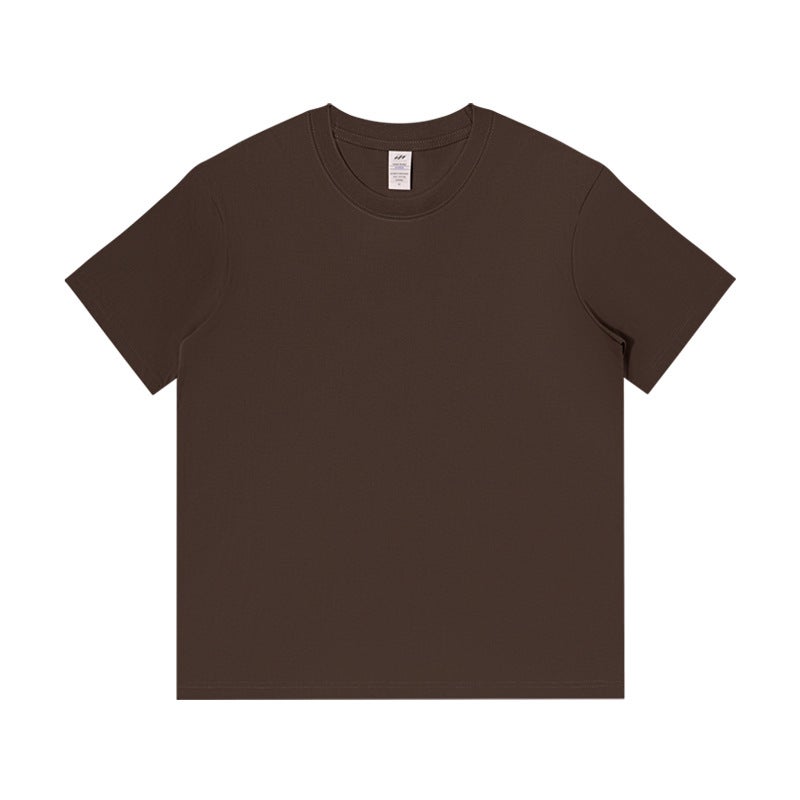 Heavyweight 230g Cotton Mens Tee Spring/Summer Coffee