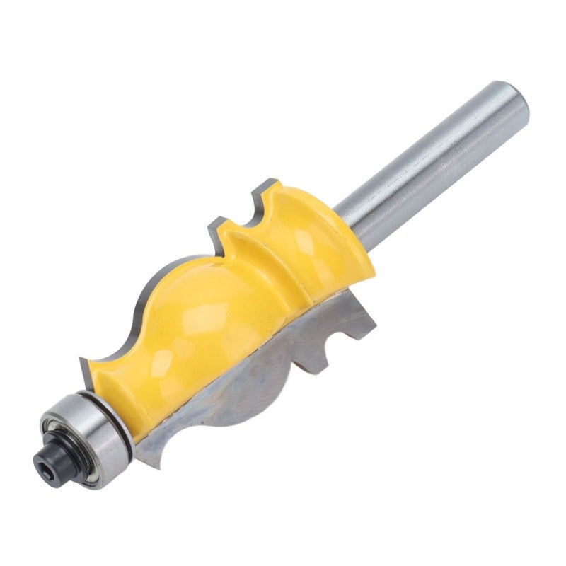 SSY Alloy Head Milling Cutter 8mm Shank Yellow Heat Resistant Coating - Carbon Steel Wood Processing Router Bit for Hardwood Softwood - Image 3