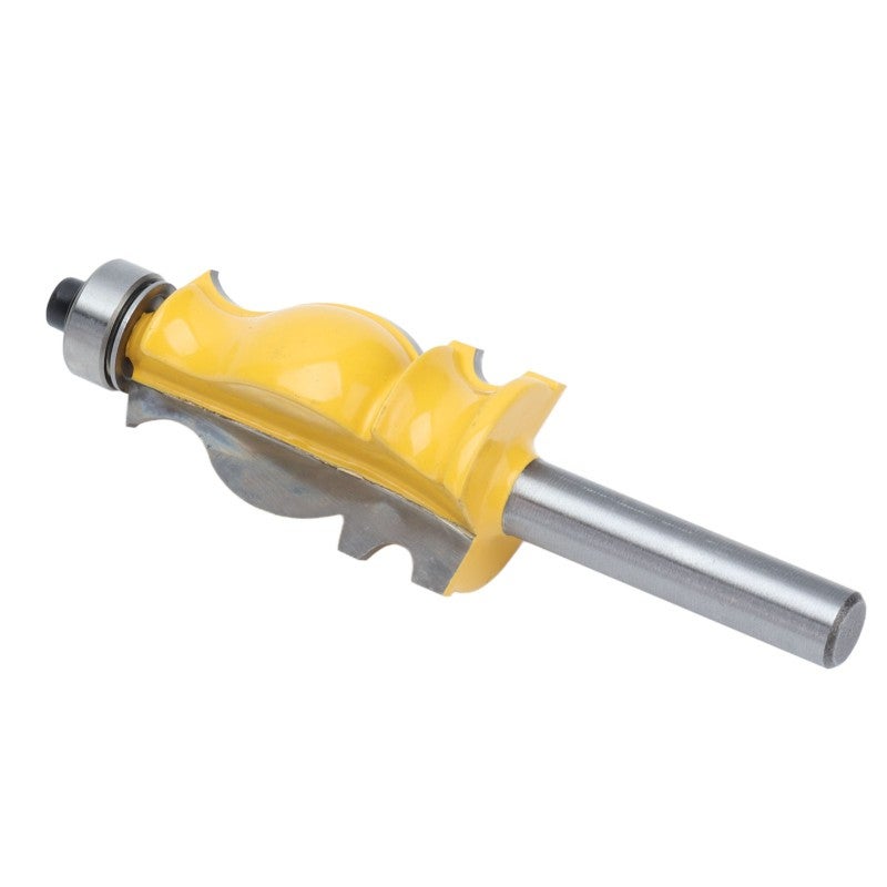 SSY Alloy Head Milling Cutter 8mm Shank Yellow Heat Resistant Coating - Carbon Steel Wood Processing Router Bit for Hardwood Softwood - Image 5