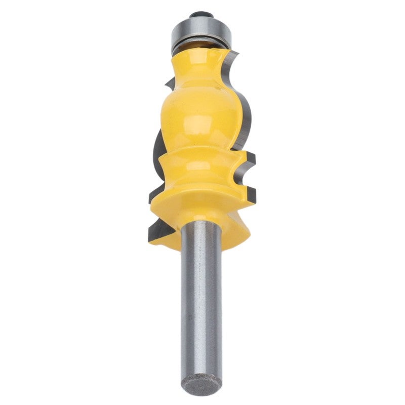 SSY Alloy Head Milling Cutter 8mm Shank Yellow Heat Resistant Coating - Carbon Steel Wood Processing Router Bit for Hardwood Softwood - Image 2