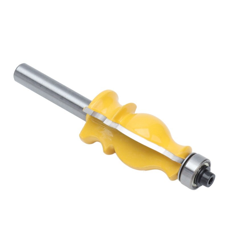 SSY Alloy Head Milling Cutter 8mm Shank Yellow Heat Resistant Coating - Carbon Steel Wood Processing Router Bit for Hardwood Softwood - Image 4