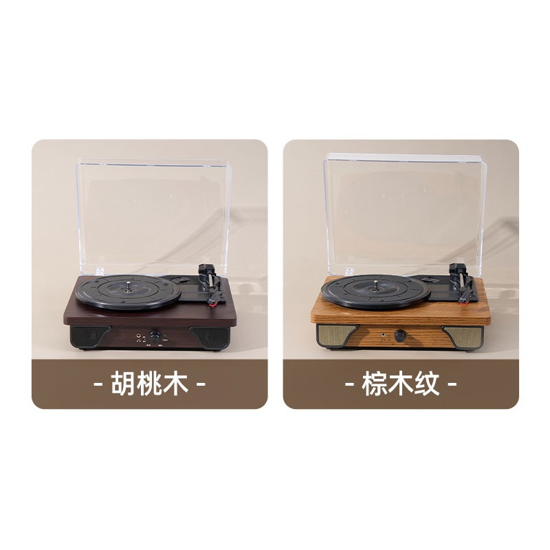 Spot T03L Retro Chinese Record Player Multi-Functional Ornament Retro Gramophone Antique Wooden Vinyl Record Player - Image 5