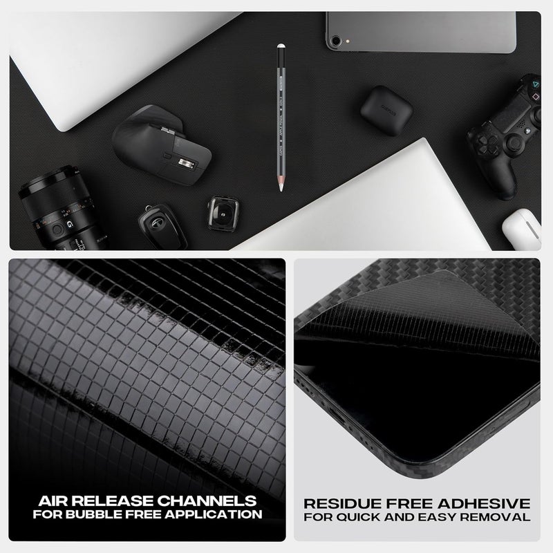 Capes ملصقات تغليف متوافقة مع قلم آيباد الجيل الثاني | تغليف فينيل 3M مقاوم للخدوش ودائم | ليس علبة | متوافق مع الشحن اللاسلكي | رمادي عتيق - Image 4