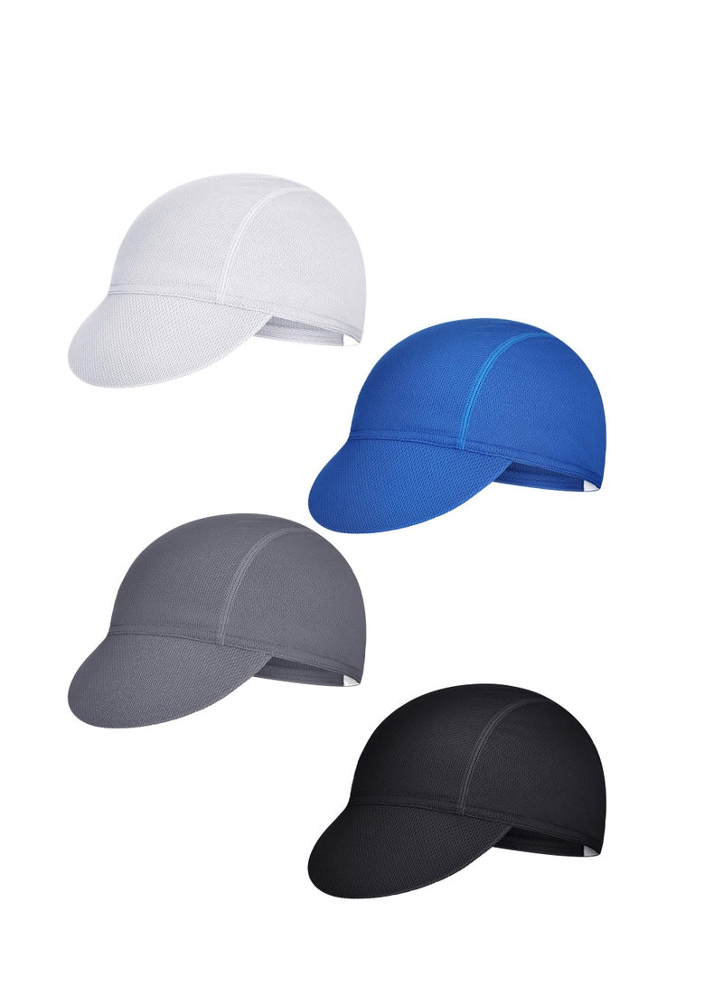 SYOSI Cycling Cap, Breathable Bicycle Caps, Sun Proof Helmet Liner Hat, Bicycle Cycling Biking Running Hat, for Women Men Running Outdoor Sports - Image 1