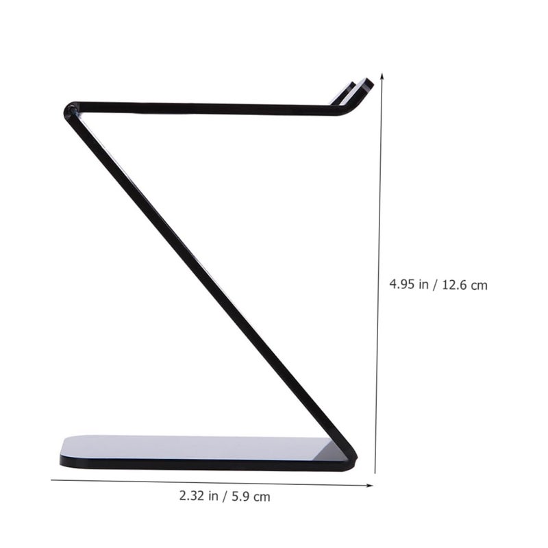Dual Color Z Shaped Razor Holder Stand for Men Desktop Bathroom Organizer - Image 3