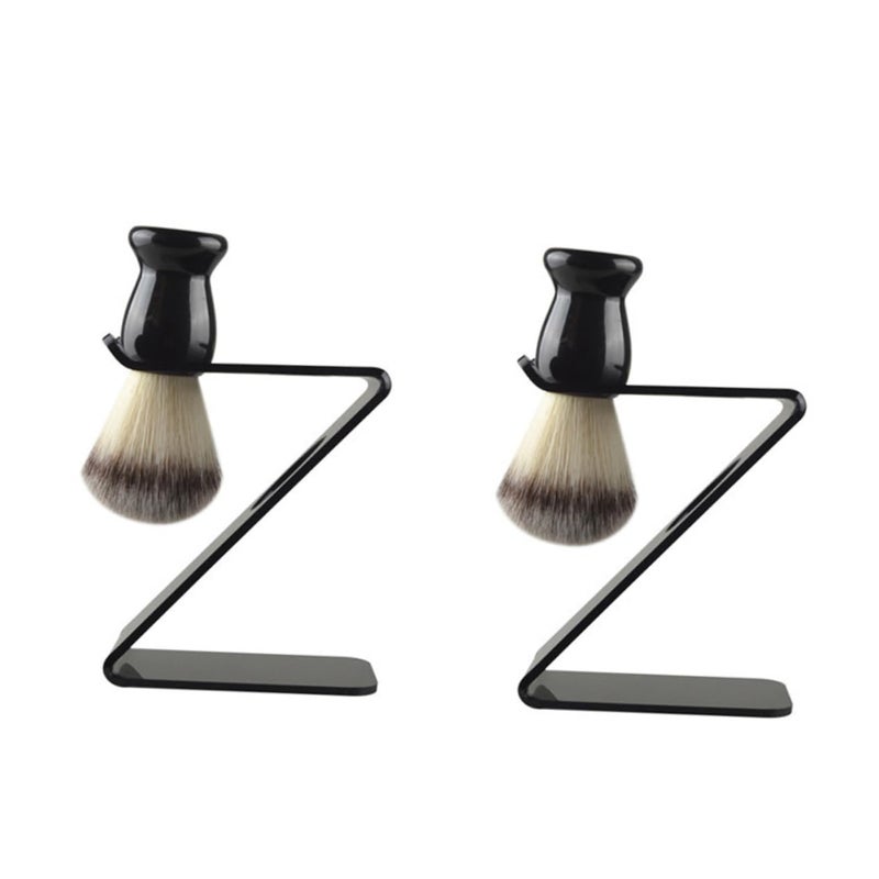 Dual Color Z Shaped Razor Holder Stand for Men Desktop Bathroom Organizer - Image 5