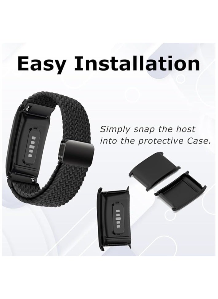 TEMPO Braided Sport Replacement Band Compatible with Whoop 4.0 Fitness & Activity Tracker, Soft Polyester Elastic Strap Easy to Use and Perfect for Every Occasion  - Image 3