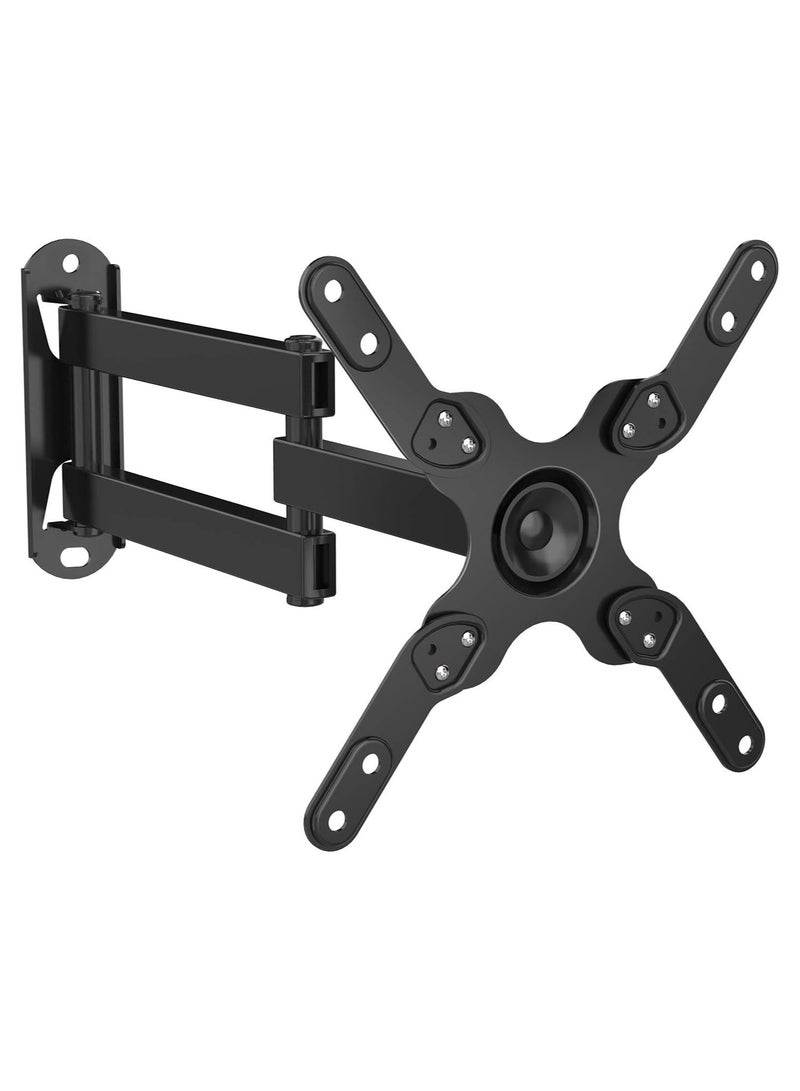 Full Motion TV Wall Mount for 13–39 Inch Flat & Curved Screens – Extends 14 Inch, Supports up to 33 lbs, VESA 200x200 Compatible - Image 1