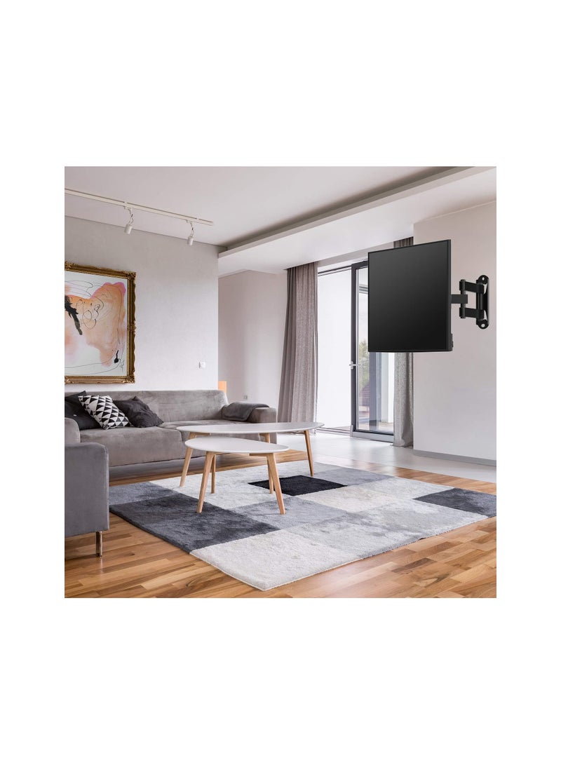 Full Motion TV Wall Mount for 13–39 Inch Flat & Curved Screens – Extends 14 Inch, Supports up to 33 lbs, VESA 200x200 Compatible - Image 2