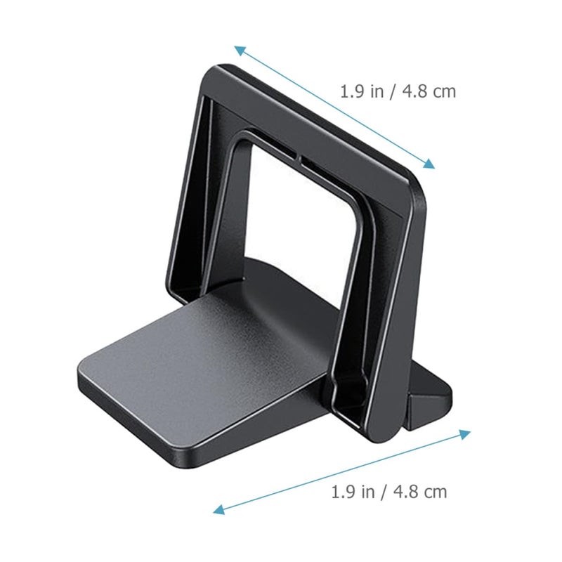 Ergonomic Laptop Stand Set Black PC Material Anti Slip For Improved Cooling Height Adjustment Office Home Use - Image 3