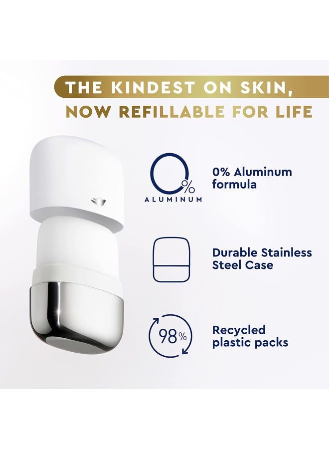 Dove Refillable Deodorant Starter Kit Deodorant For Women Cucumber & Green Tea 0% Aluminum 1.13 oz - Image 3