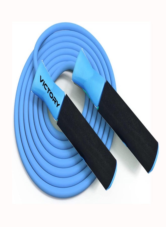 VICTORY Adjustable Skipping Rope Jumping Rope With Comfortable Handles Ball Bearing Skipping Rope for Kids, Women, Girls Rassi Jumping Men for Exercise, Gym, Sports Fitness (Blue) - Image 1