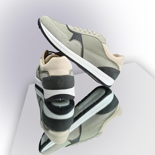 Cruiser Men's Pace-1 Olive Sneakers_7 UK (2554-4) - Image 4