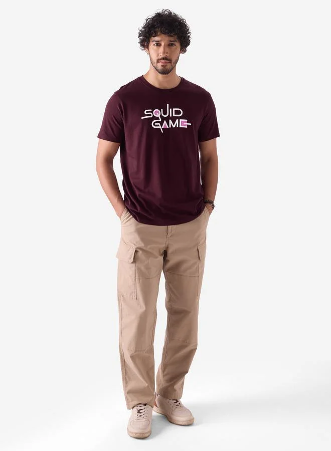 ذا سوليد ستور تيشيرت بشعار سكويد جيم