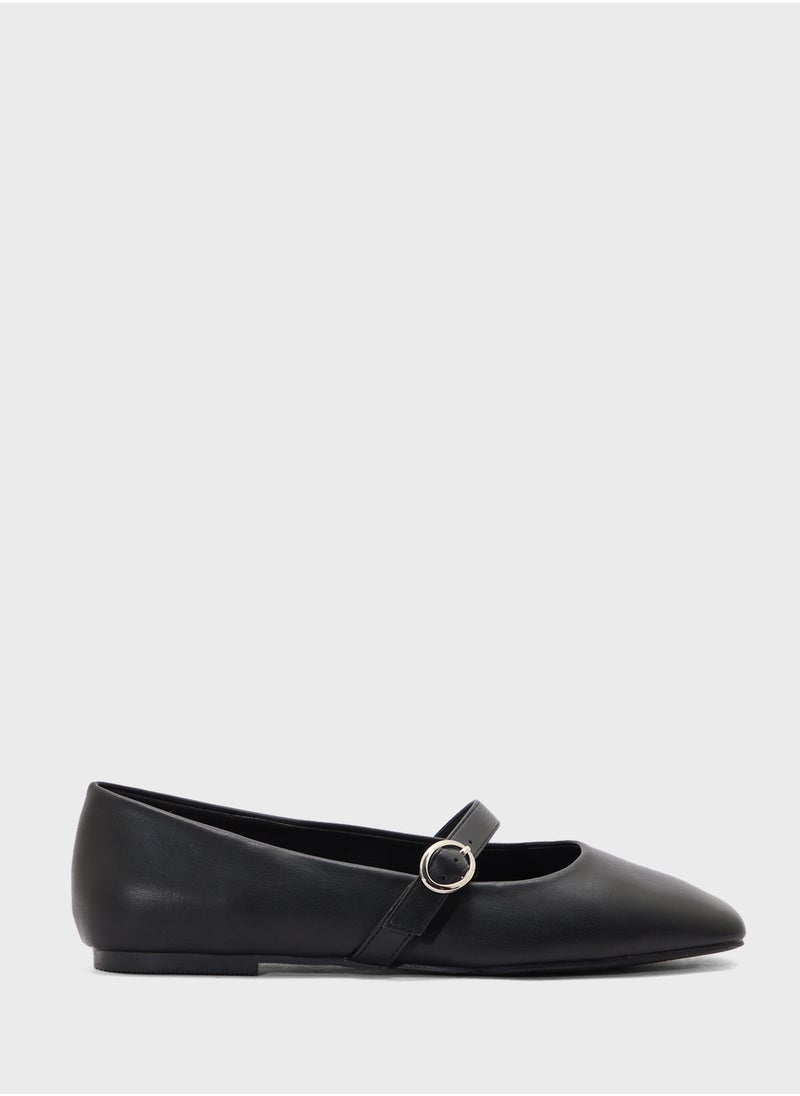 Ginger Square Toe Mary Jane Flat Shoe  - Image 1