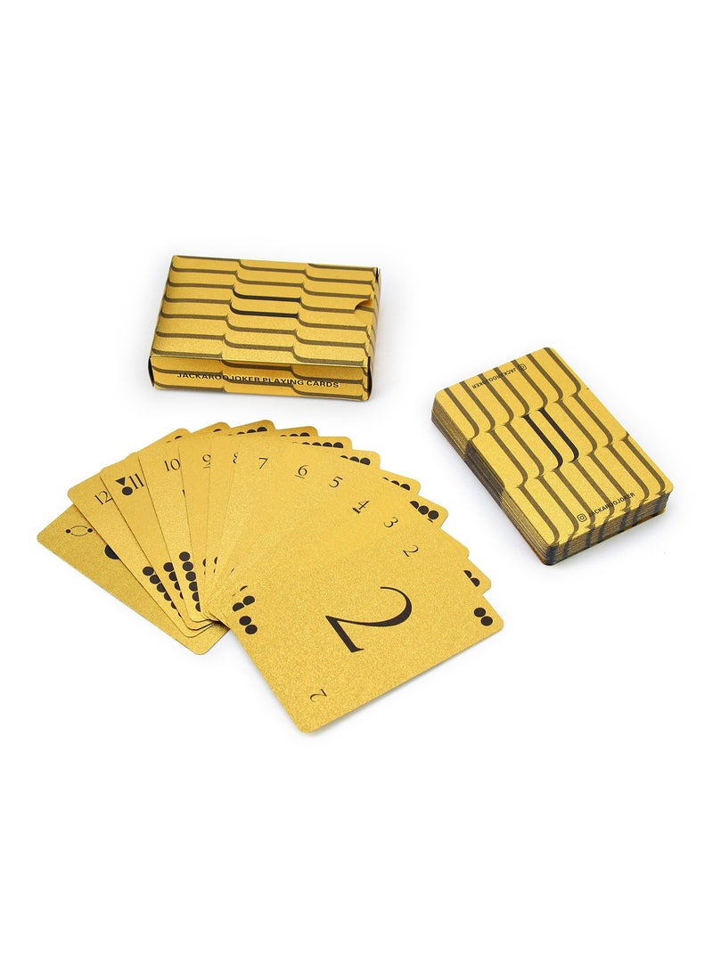 Premium 100% Plastic Gold Card for Jackaroo Board Game - view 2