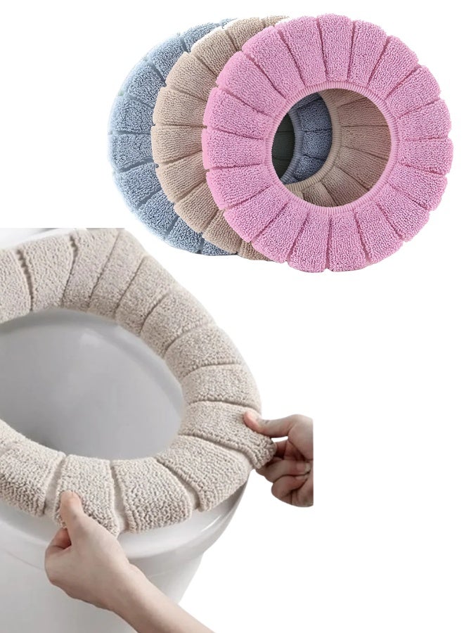 غطاء مقعد المرحاض من الجلد والفرو - دفء وراحة إضافية - تركيب سريع ومحكم - متوفر بألوان متعددة - Image 1