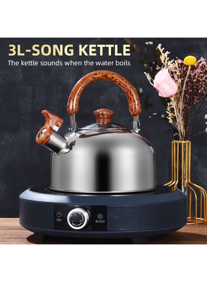 Sharpdo Cookware Set, Stainless Steel Pots And Pans, Non-Stick Cooking pots,  PFOA Free - Frying Pan, Casserole With Lid, Saucepan, Grill Pan, Kitchen Tools - Image 5