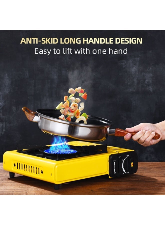 Sharpdo Cookware Set, Stainless Steel Pots And Pans, Non-Stick Cooking pots,  PFOA Free - Frying Pan, Casserole With Lid, Saucepan, Grill Pan, Kitchen Tools - Image 4