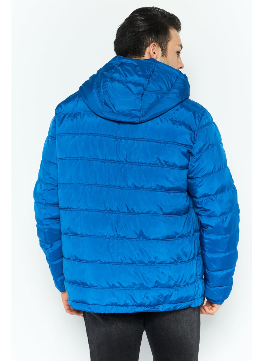 London Fog Men Quilted Puffer Jacket, Blue  - Image 2