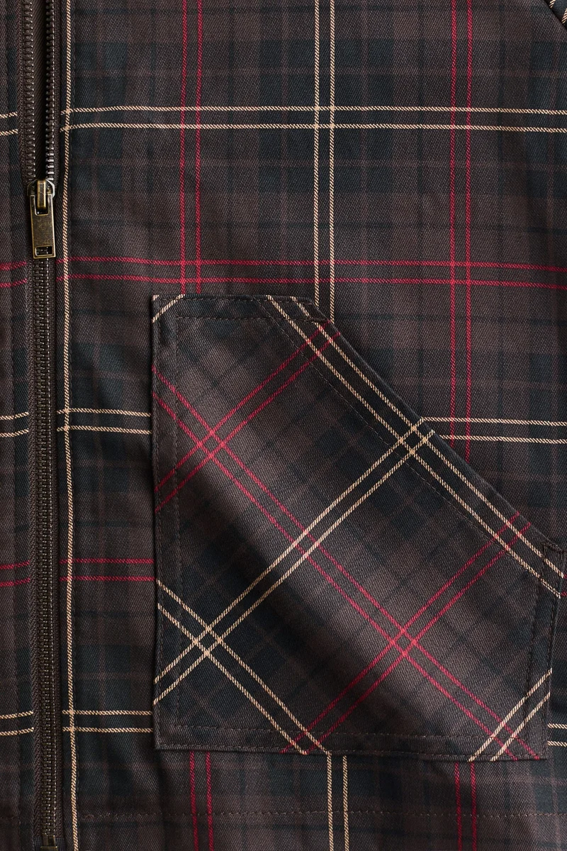 H&M Corduroy-collar twill jacket