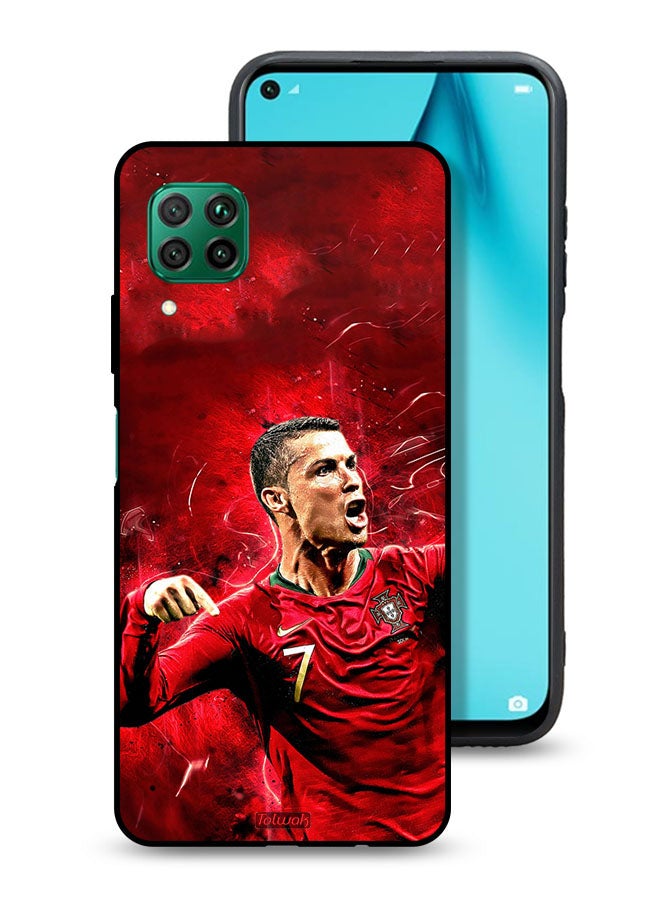 Tolwak Huawei nova 7i Protective Case Cover Cristiano Ronaldo - Image 1