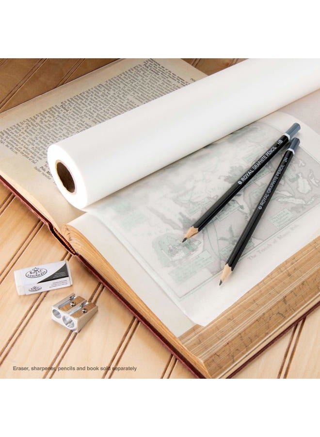 Bee Paper Company White Sketch and Trace Roll, 24-Inch by 50-Yards - Image 5