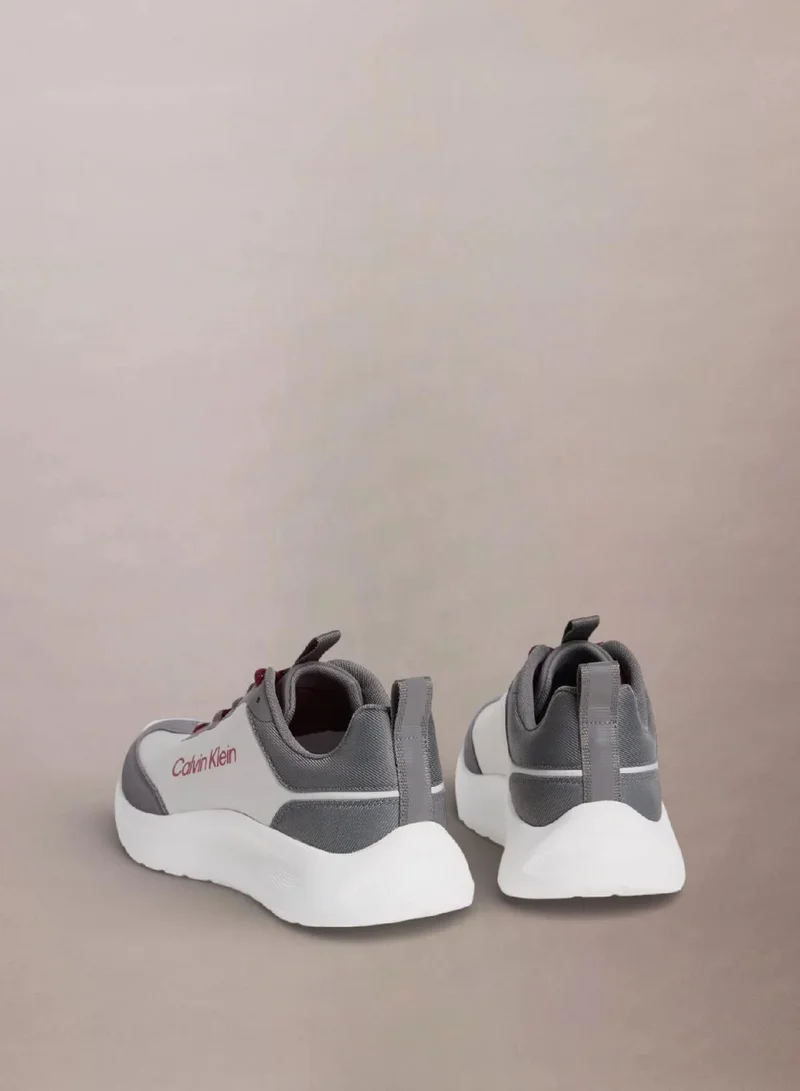 Calvin Klein Granite Gray/Rhubarb Zermatt - Lightweight Runner Trainers for Men | Best Price UAE