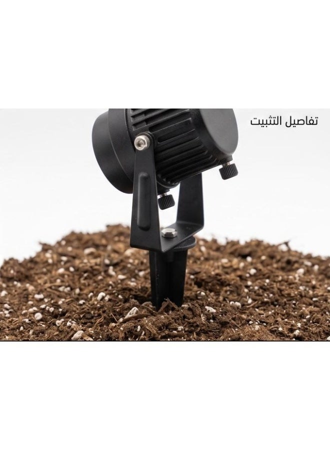 كشاف حدائق ليد حربة سبوت 10 وات، إضاءة توجيهية خارجية، مقاوم للمياه وعوامل الطقس - Image 2