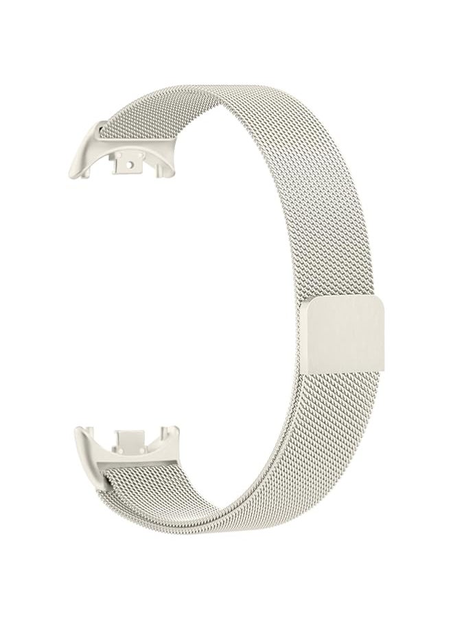Generic - Metal Bands for Xiaomi Mi Band 8, Adjustable Stainless Steel Replacement Strap with Magnetic Buckle for Xiaomi Mi Band 8/Xiaomi Smart Band 8 Women Men - Image 1