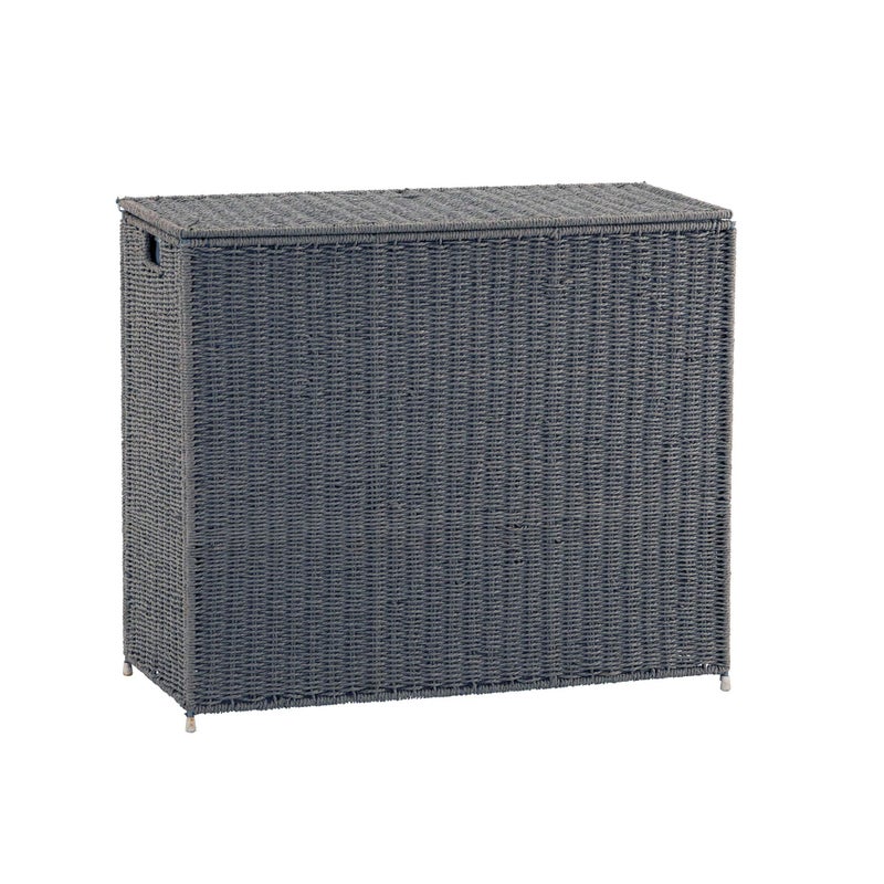 Household Essentials Household Essentials 3 Compartment Laundry Sorter Wicker Laundry Sorter 