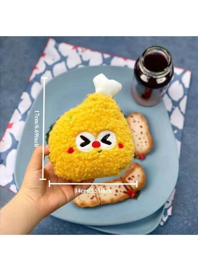 Soft Drink Plush Toy Set Chicken Leg Soda Watermelon Egg Cute Holiday Gift - Image 3