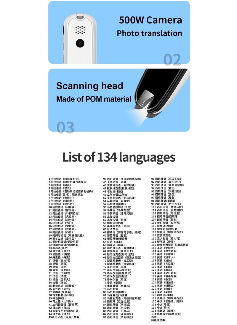 Crony - MD043 Plus Translation Pen language OCR Arabic scanning translation pen English Korean Japanese Malay Vietnamese - Image 1