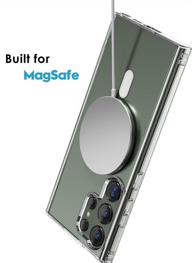 Gear4 Samsung Galaxy S25 Ultra 2025 Gear4 Premium Protection Series Crystal Palace D3O Crystalex Drop Protection Completely Transparent Ultra Hybrid MagSafe Case Cover - Clear - Image 2