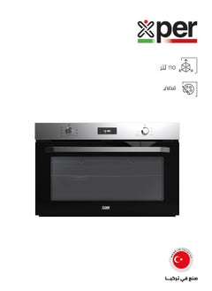 Built-in Electric Oven - 89.3 cm - 6 Functions - Fan - Steel - Made in Turkey - XPBO90E6F