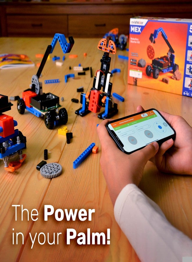 Avishkaar MEX 5-in-1 DIY Robotics Starter Kit, Robot Toys for Kids Aged 8-12, Building & Construction Set with 100+ Parts, Learning & Educational STEM Kit, Made in India. - Image 5