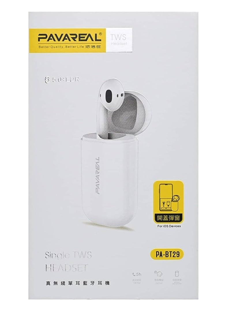 PAVAREAL - PA-BT29 Single TWS Headphone - Image 1