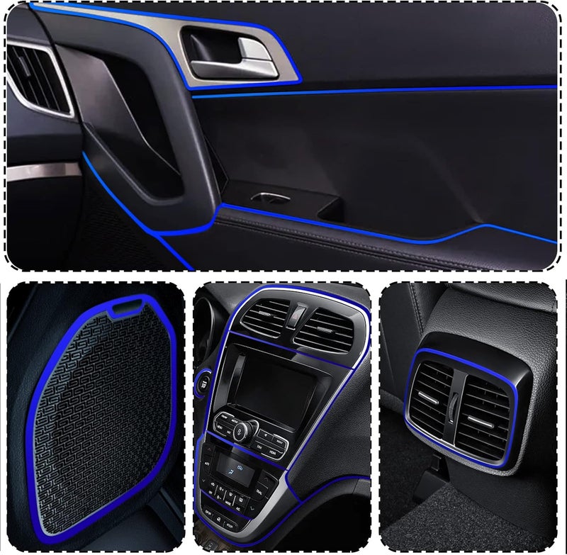 OSIFIT Car Interior Trim Strips - 9.8 ft Blue Decoration - Image 4
