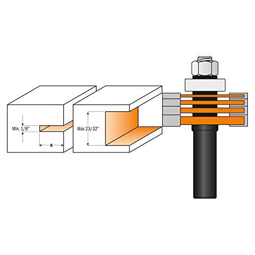 CMT ORANGE TOOLS CMT 3-Wing Slot Cutter Set - Image 3