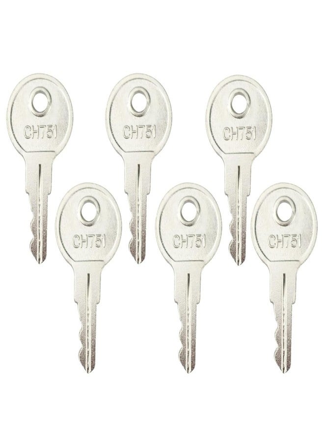 gradora CH751 Key Universal Keys Replacement for RV Compartments Campers Storage Cabinets Door Lock T-Handles Tool Boxes Pickup Shells (Pack of 8) - Image 2