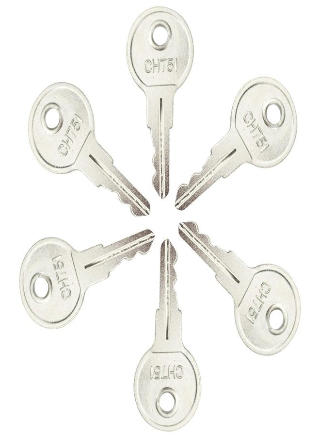 gradora CH751 Key Universal Keys Replacement for RV Compartments Campers Storage Cabinets Door Lock T-Handles Tool Boxes Pickup Shells (Pack of 8) - Image 3