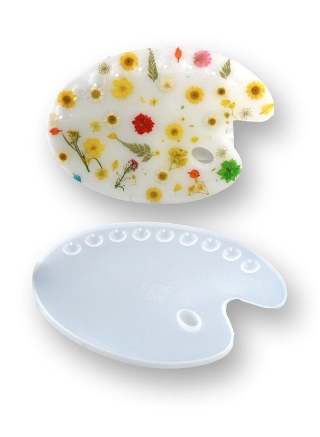 جرافيتي ريزن قالب سيليكون لوح الوان للرسم - Image 1