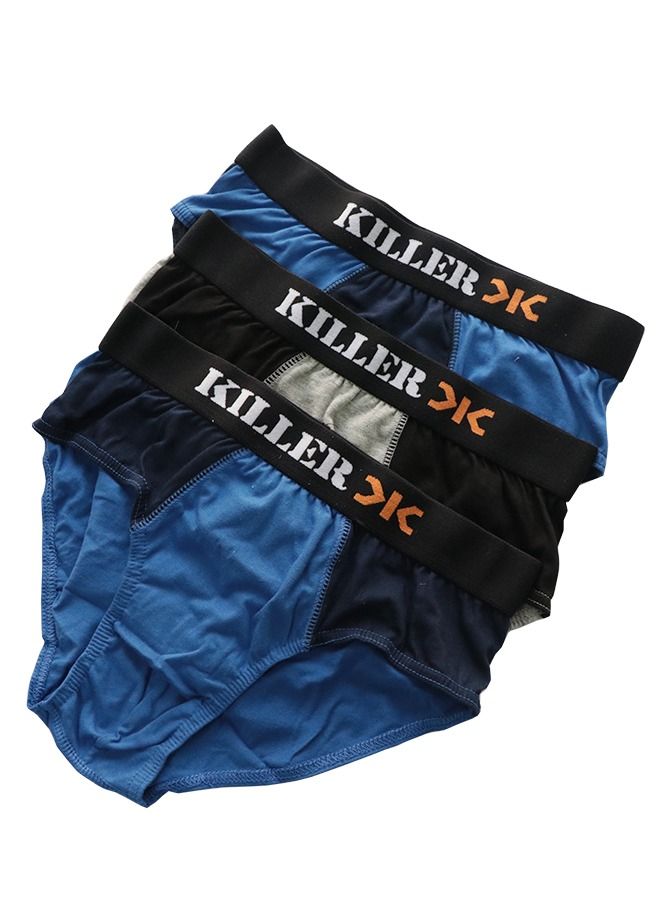 Killer سروال داخلي رجالي 3 قطع من القطن الفاخر - Image 3