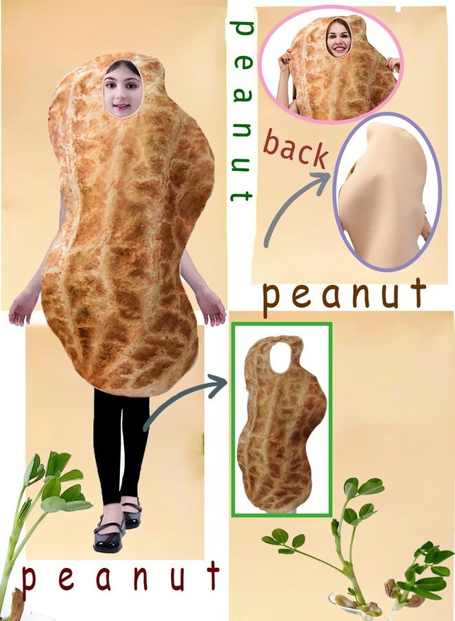 DSplay Unisex Kid Peanut Costume Food Halloween Costumes Kids 10-12years old - Image 2