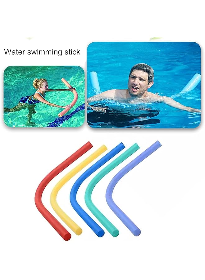 4 Pack Of 52 Inch Hollow Foam Pool Swim Noodles Bright Colored Foam Noodles For Swimming Floating And Craft Projects - Image 2