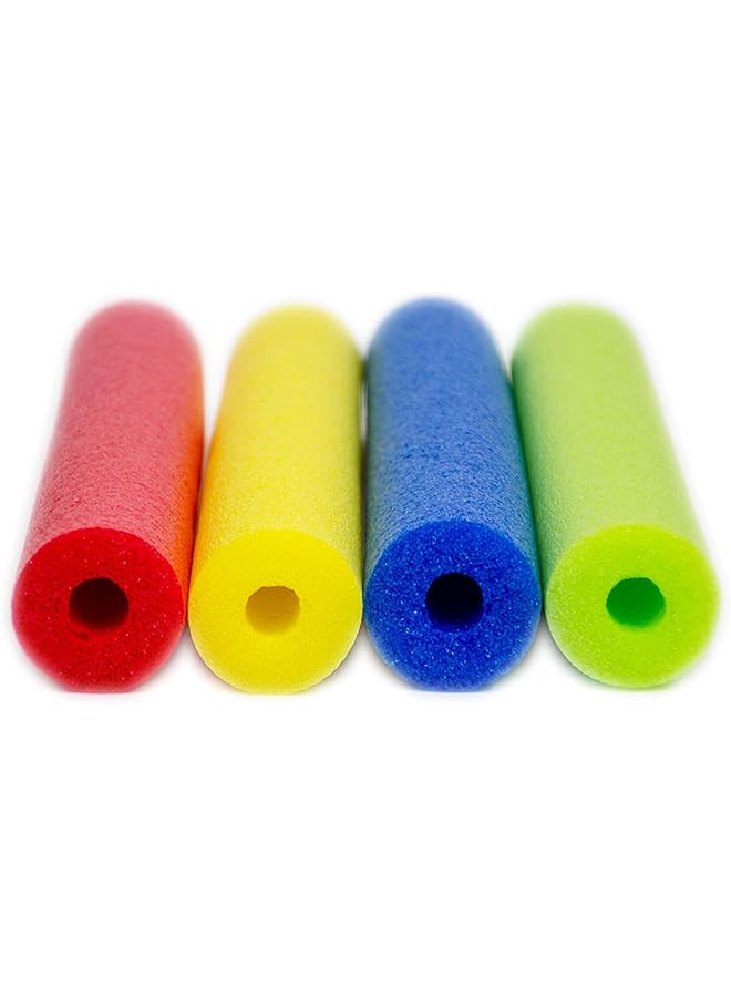4 Pack Of 52 Inch Hollow Foam Pool Swim Noodles Bright Colored Foam Noodles For Swimming Floating And Craft Projects - Image 1